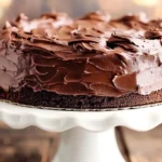 homemade chocolate cake