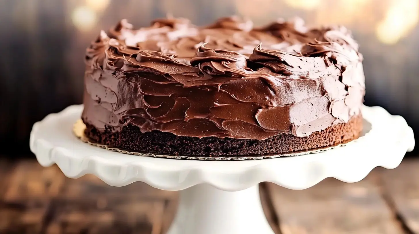 homemade chocolate cake