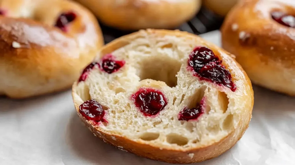 Sourdough Cranberry Orange Bagels
