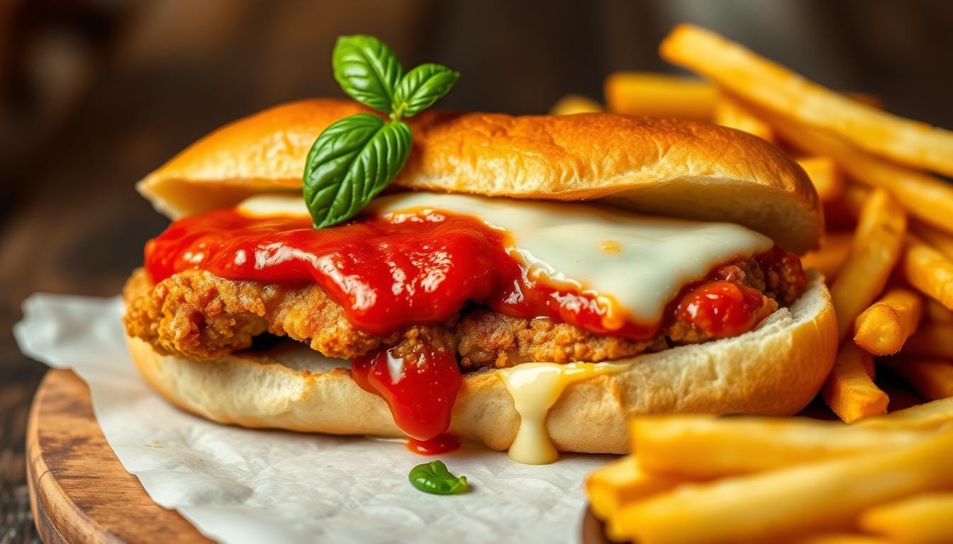 chicken parm sandwich