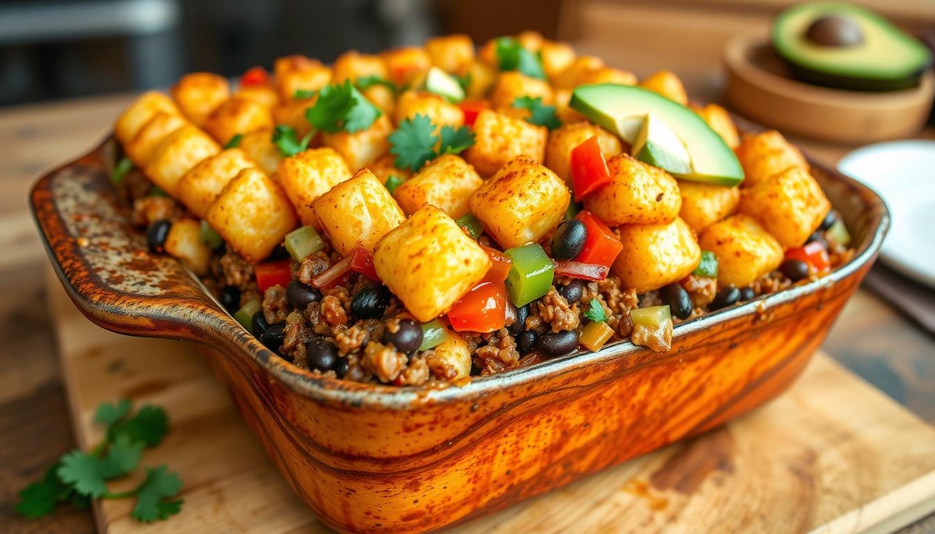 taco tater tot casserole