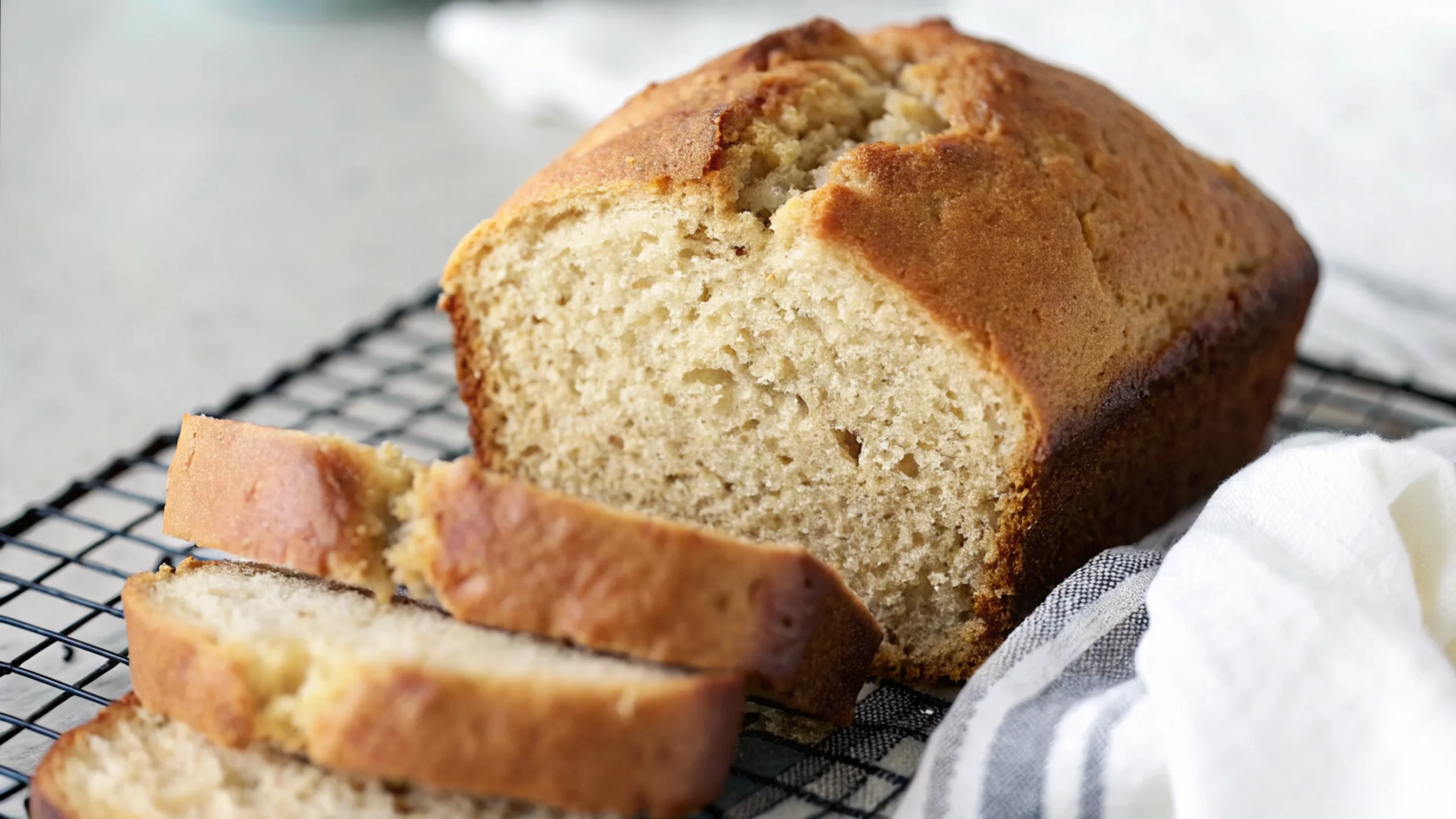 Banana Bread Recipe with 2 Bananas