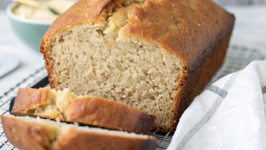 Banana Bread Recipe with 2 Bananas