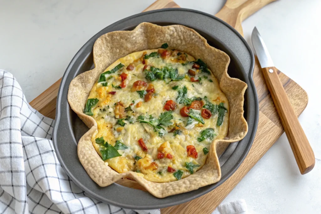 Tortilla Quiche Bake