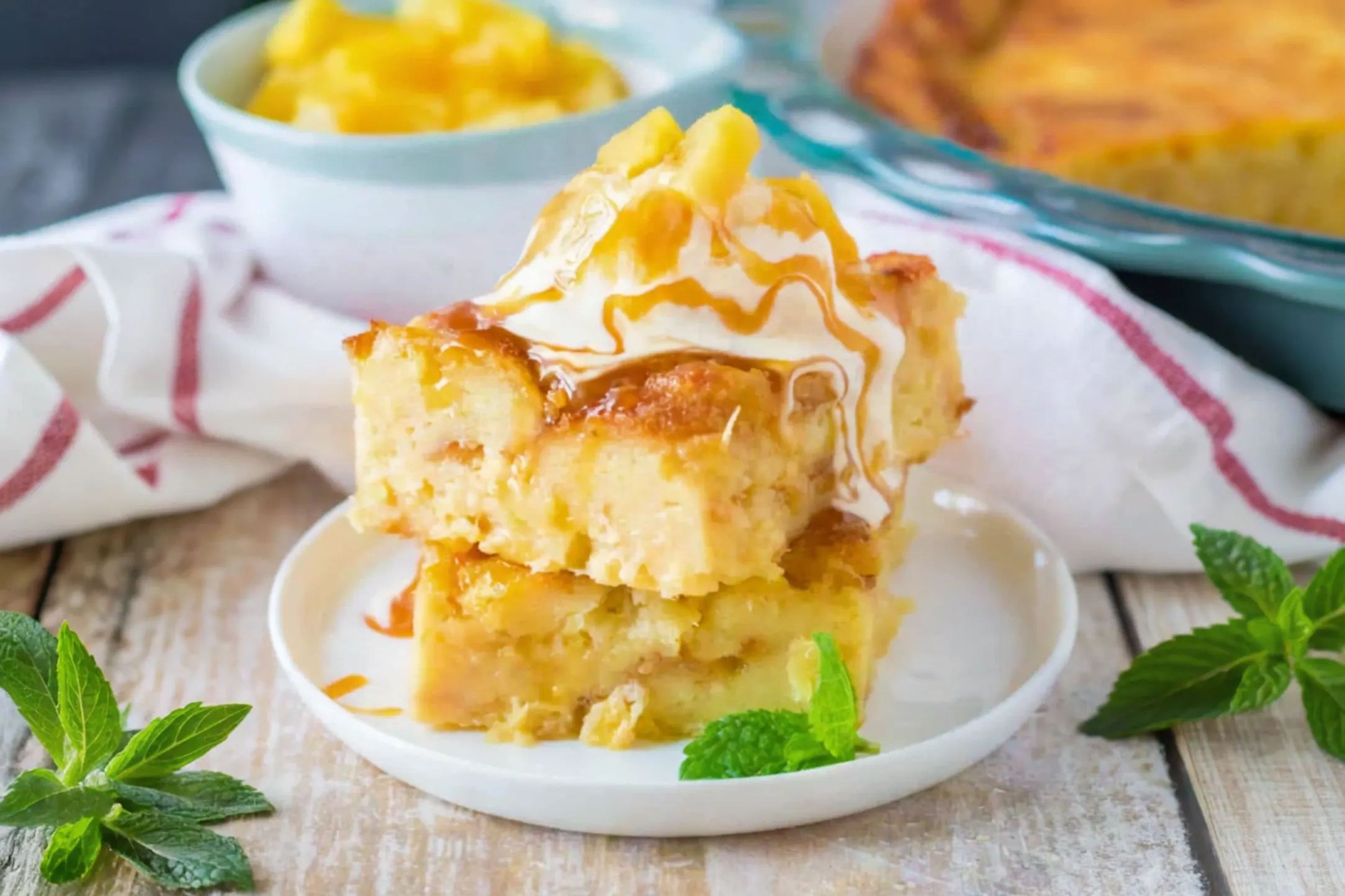 pineapple bread pudding