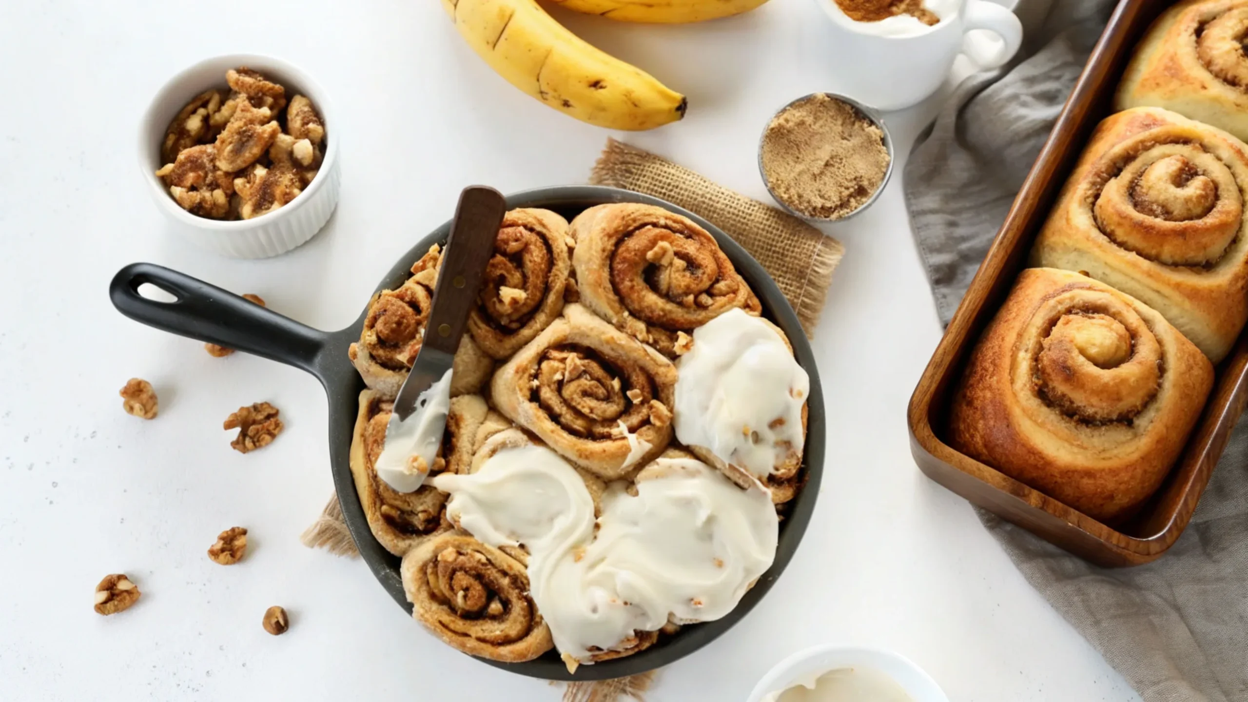 Banana Bread Cinnamon Rolls